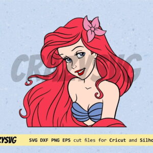 Little Mermaid SVG Cricut Layered