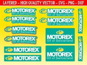 MOTOREX SVG Cut Files Vector EPS