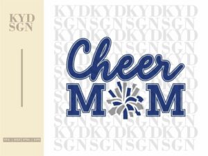 Pom Cheer Mom SVG
