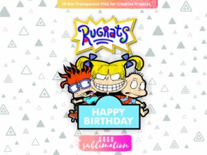 Rugrats Cake Topper Printable Logo Include