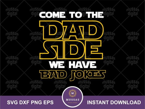 Star Wars Cut File Cricut Silhouette Vector Clipart Design Jedi Father Day SVG