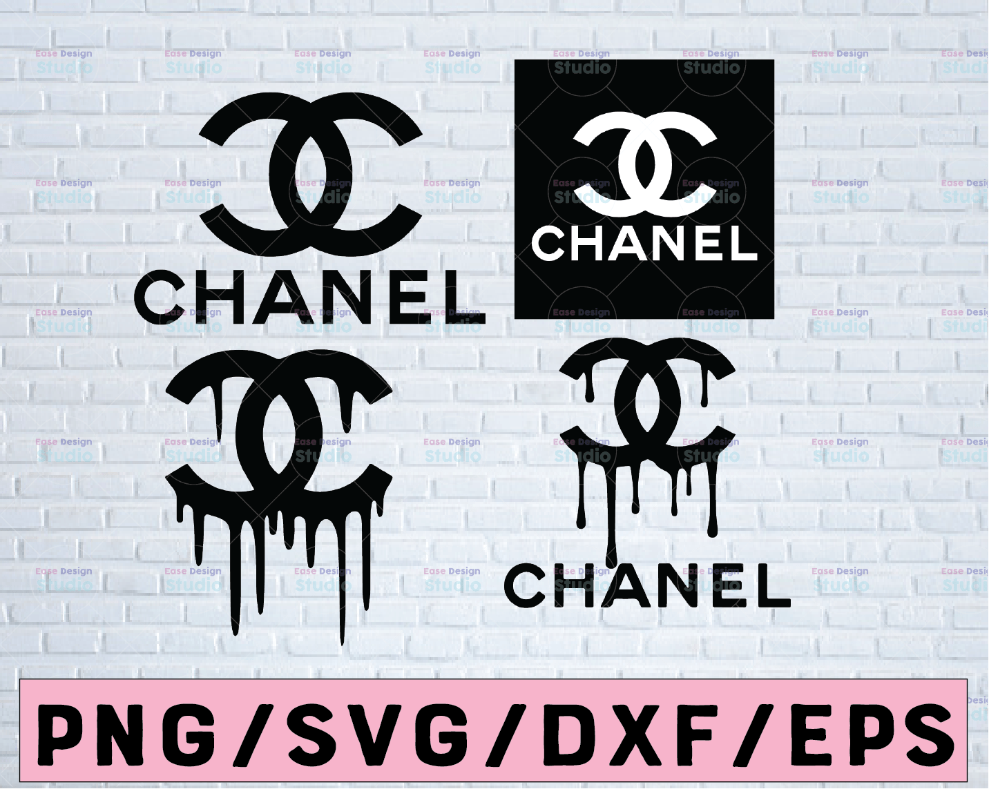 Chanel Logo SVG, Chanel Cut Files, Chanel SVG, Silhouette SVG | Vectorency