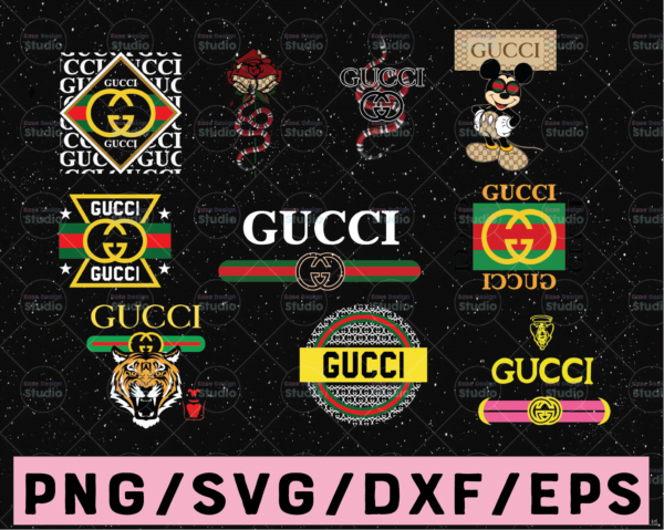 WTMETSY12042021 02 5 Vectorency 10 FILES Gucci bundle svg, Gucci logo svg, Gucci bundle svg, Brand logo svg, Fashion brand svg, fashion svg, logo bundle svg,