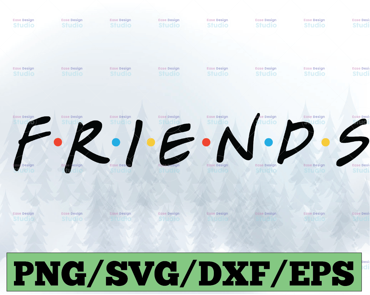 Friends Logo Svg Friend Tv Show Eps Vector Download Files Friends Logo Png Cut Files Zip Svg Dxf Eps Png Jpg Vectorency