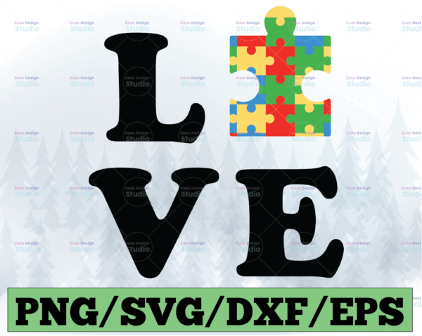 Free Free 214 Love Autism Svg SVG PNG EPS DXF File