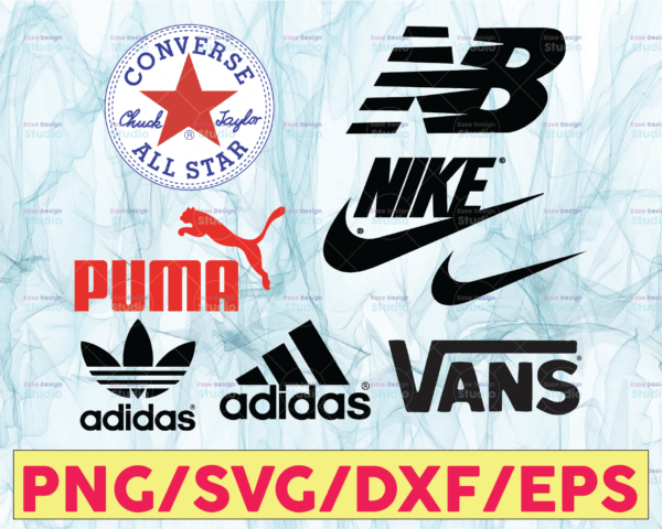 WTMETSY13012021 05 3 Vectorency LOGO Fashion Brand BUNDLE: Converse SVG, All Star SVG, Nike SVG, Puma SVG, Adidas SVG, Vans SVG, PNG, DXF, EPS