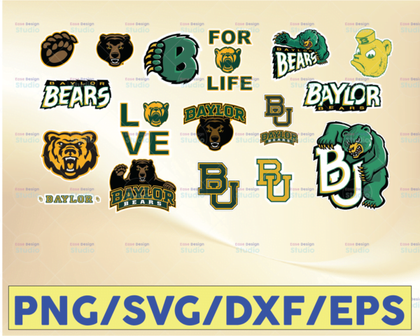 WTMETSY16032021 09 52 Vectorency Baylor Bears SVG, Baylor University NEW Custom Designs SVG Files, NCAA Sports SVG, Cricut, Silhouette Studio, Digital Cut Files, Cricut, Football SVG