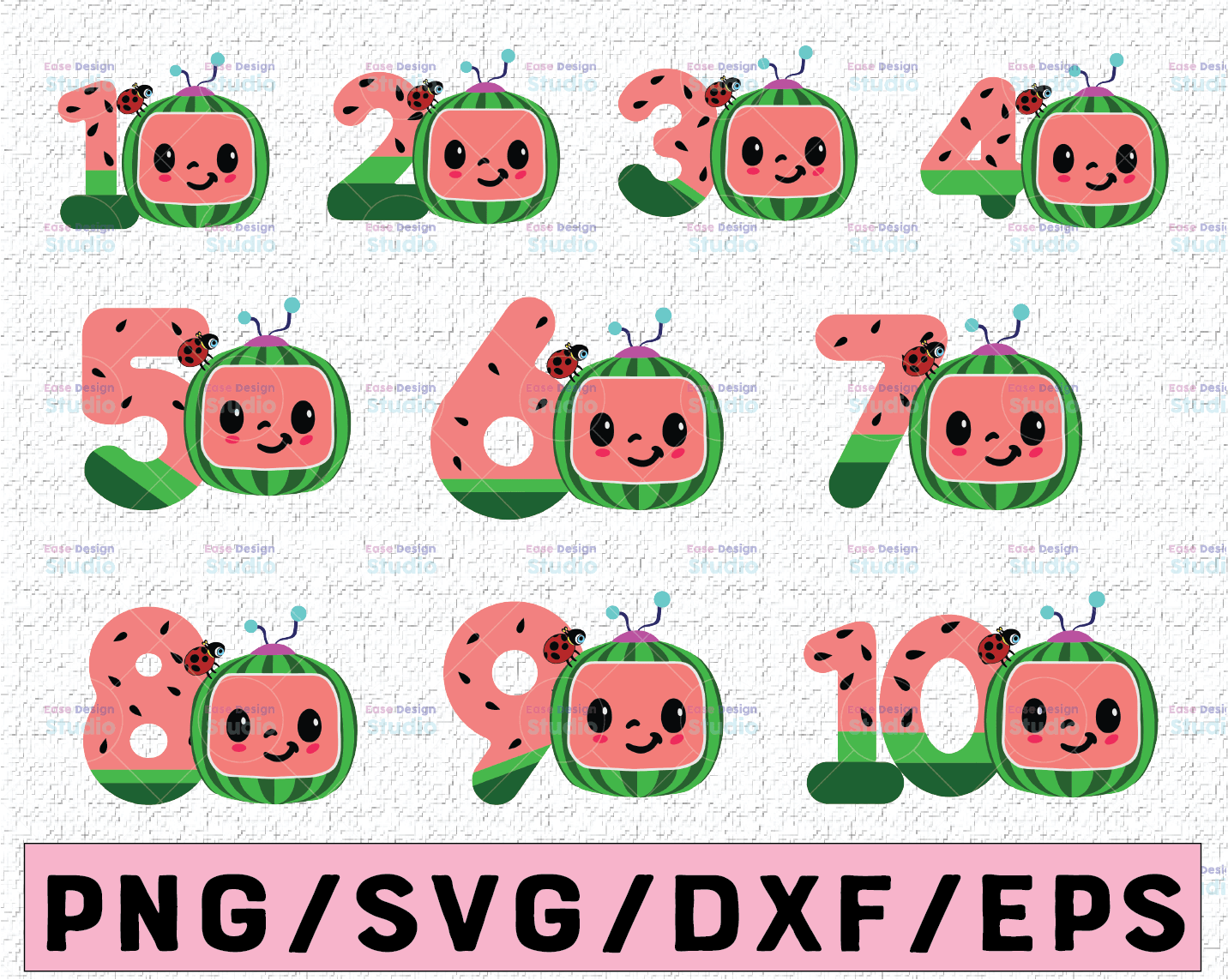 Download Cocomelon Logo And Birthday Number Svg Png Cocomelon Birthday Svg Png Cocomelon Family Birthday Png Watermelon Svg Png Eps Jpg Dxf Vectorency