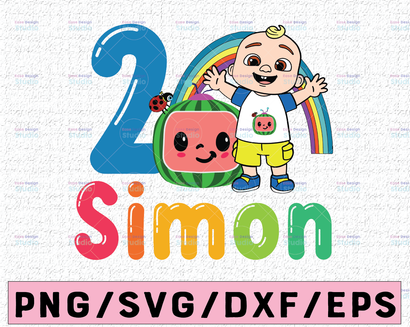 Download Cocomelon Personalized Name And Ages Birthday Svg Png Cocomelon Birthday Svg Cocomelon Family Birthday Svg Watermelon Svg Png Eps Jpg Dxf Vectorency