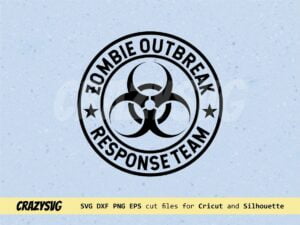 Zombie Outbreak Response Team Truck Sticker Cut Files