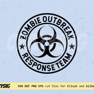 Zombie Outbreak Response Team Truck Sticker Cut Files