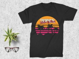 tropical state of mind t shirt design
