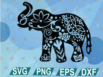 Free Free 235 Elephant Sunflower Svg SVG PNG EPS DXF File