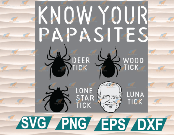 wtm web 01 43 Vectorency Know Your Parasites, Cricut File, Clipart, SVG, PNG, EPS, DXF