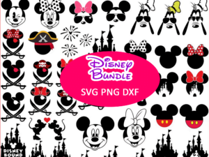 Bundle Disney SVG/Mickey Mouse SVG/Minnie Mouse SVG/Disney Castle Mickey/Minnie SVG/For Cricut/For Silhouette/Clipart Bundle/Cut File Png/Instant Download