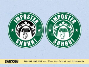 Among Us Starbucks Logo Imposter Shhh