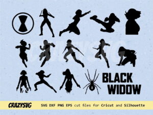 Black Widow SVG Bundle