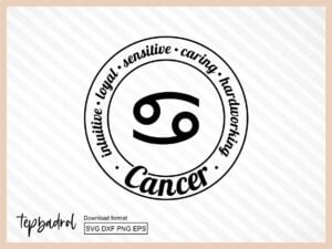 Funny Cancer Zodiac SVG