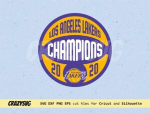 Los Angeles Lakers Champions 2020 Vector Lakers SVG