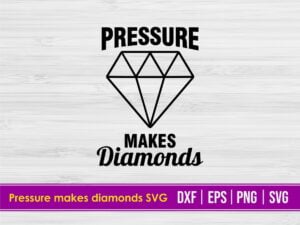 Pressure makes diamonds SVG
