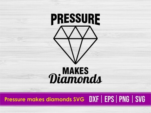 Pressure makes diamonds SVG