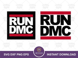Run DMC Logo SVG