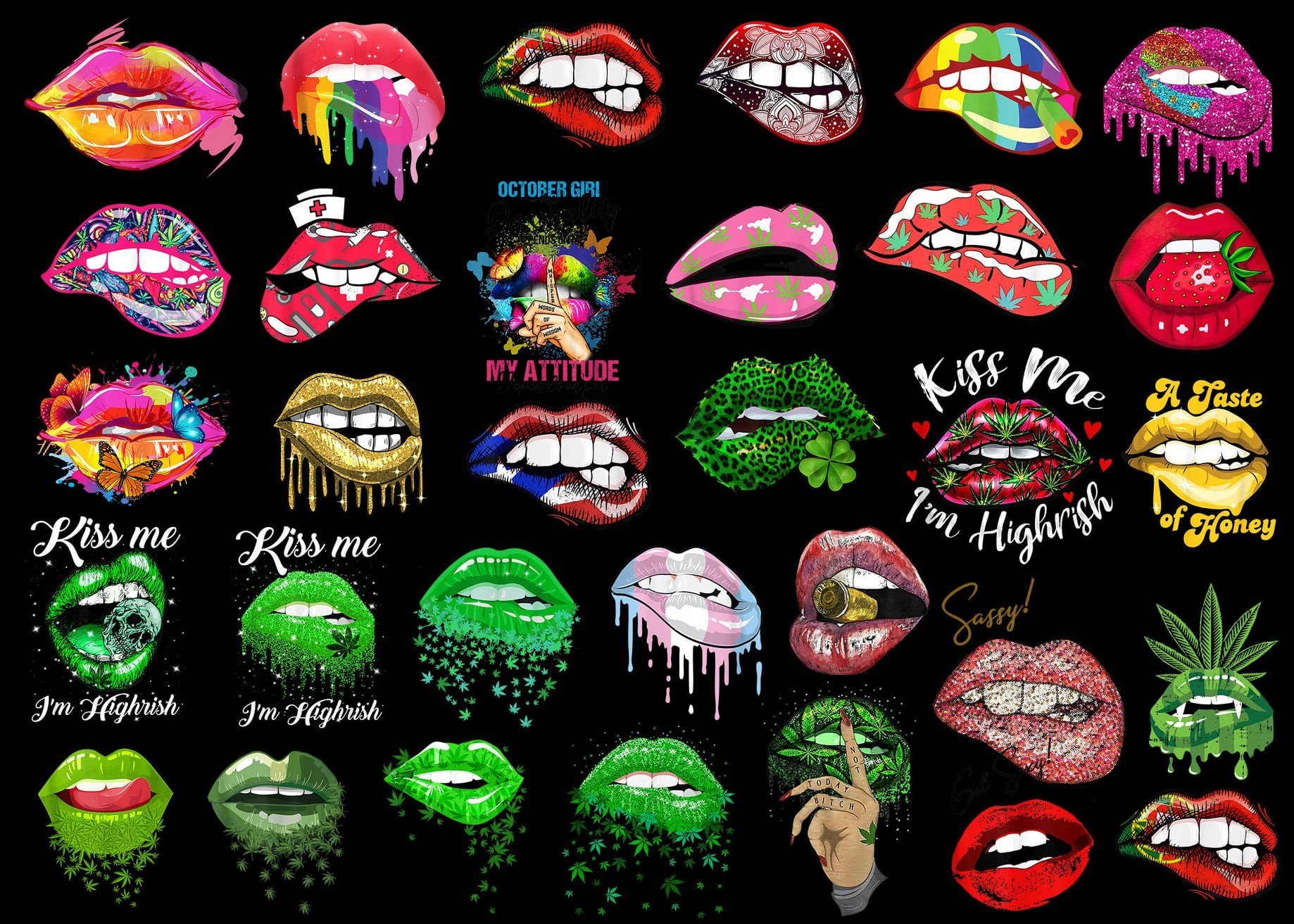 Sexy Lips ClipArts Vectorency Vectorency Marketplace