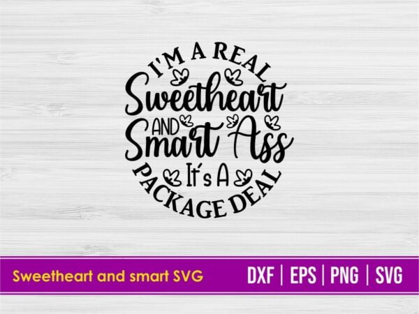Sweetheart and Smart SVG