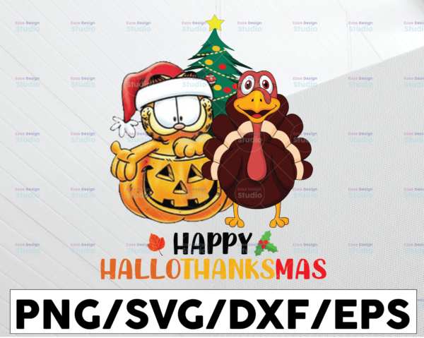 WTMETSY13012021 01 34 Vectorency Garfield Happy hallothanksmas Christmas Happy Hallothanksmas PNG files