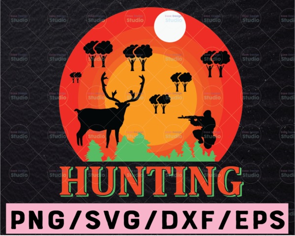 WTMETSY13012021 02 38 Vectorency Deer In Woods Hunting SVG, Hunting SVG, American Hunter SVG, Hunting Gear