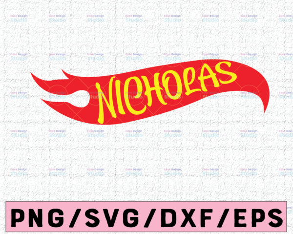 WTMETSY16122020 02 27 Vectorency Hot Wheels Custom Logo With Name, Logo Personalized Hot Wheels SVG PNG, Banner Digital Hot Wheels Logo With Flames Custom Logo