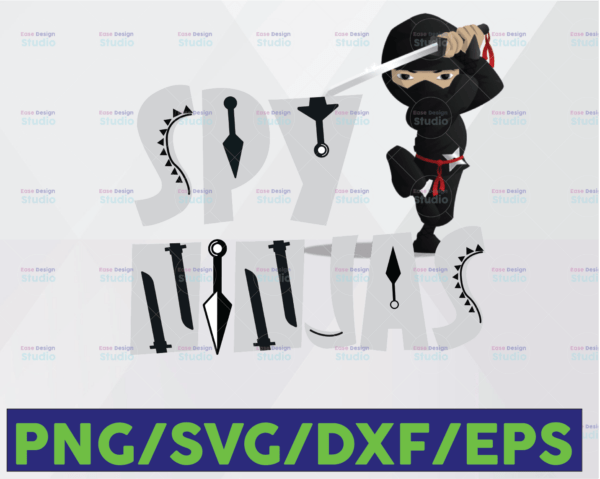WTMETSY16122020 06 74 Vectorency Funny Spy Gaming Ninjas PNG, Game Wild With Clay PNG, Spy Ninjas PNG Sublimation