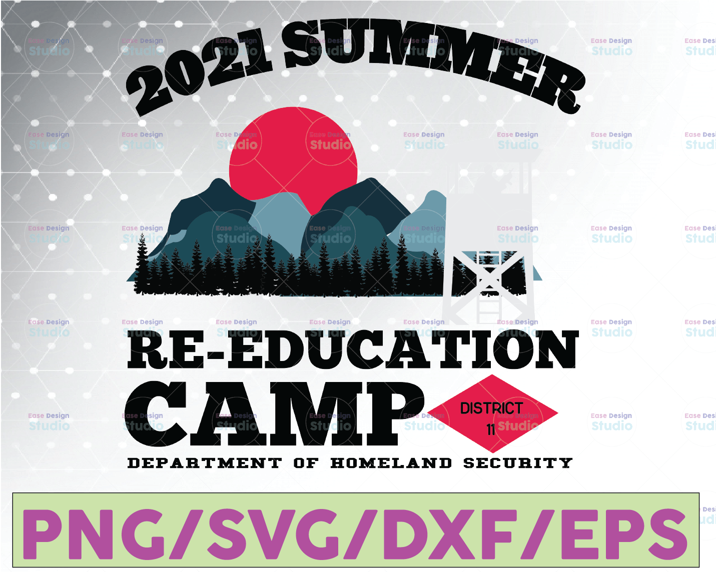 Download 2021 Summer Re Education Camp Svg Png Digital File Download Sunset The Guards Education Camp Printable Sublimation Transfer Digital File Vectorency