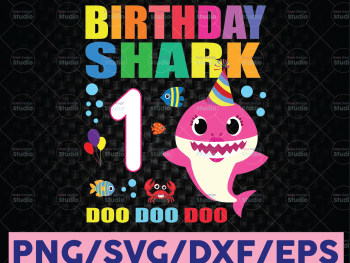 Free Free 205 Baby Shark Birthday Family Svg SVG PNG EPS DXF File