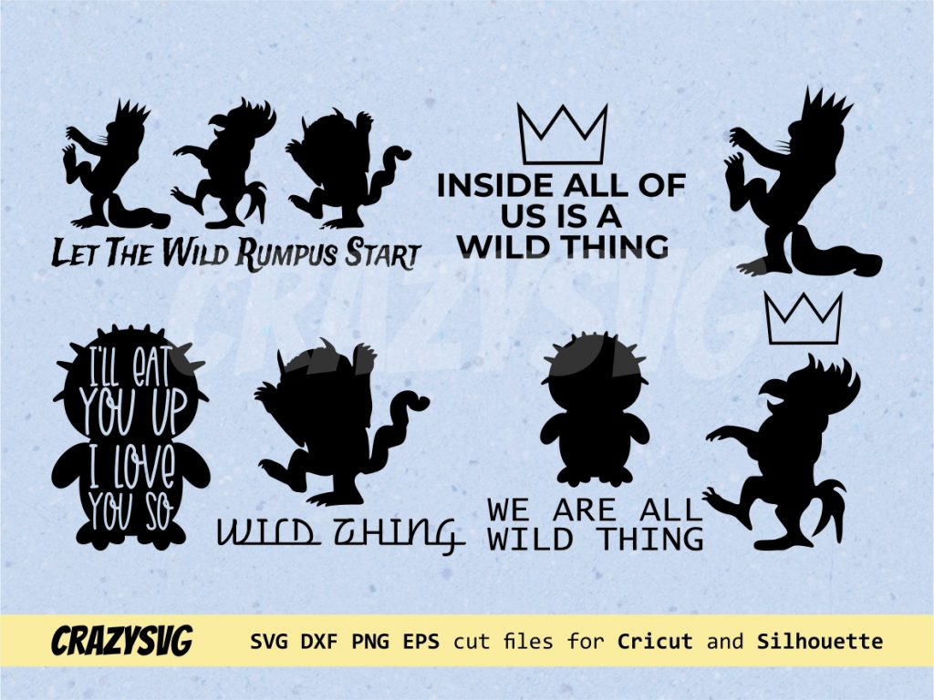 Download Where The Wild Things Are Children's Story SVG Vector ...