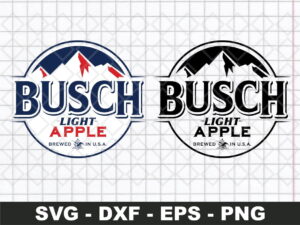 busch light apple logo svg