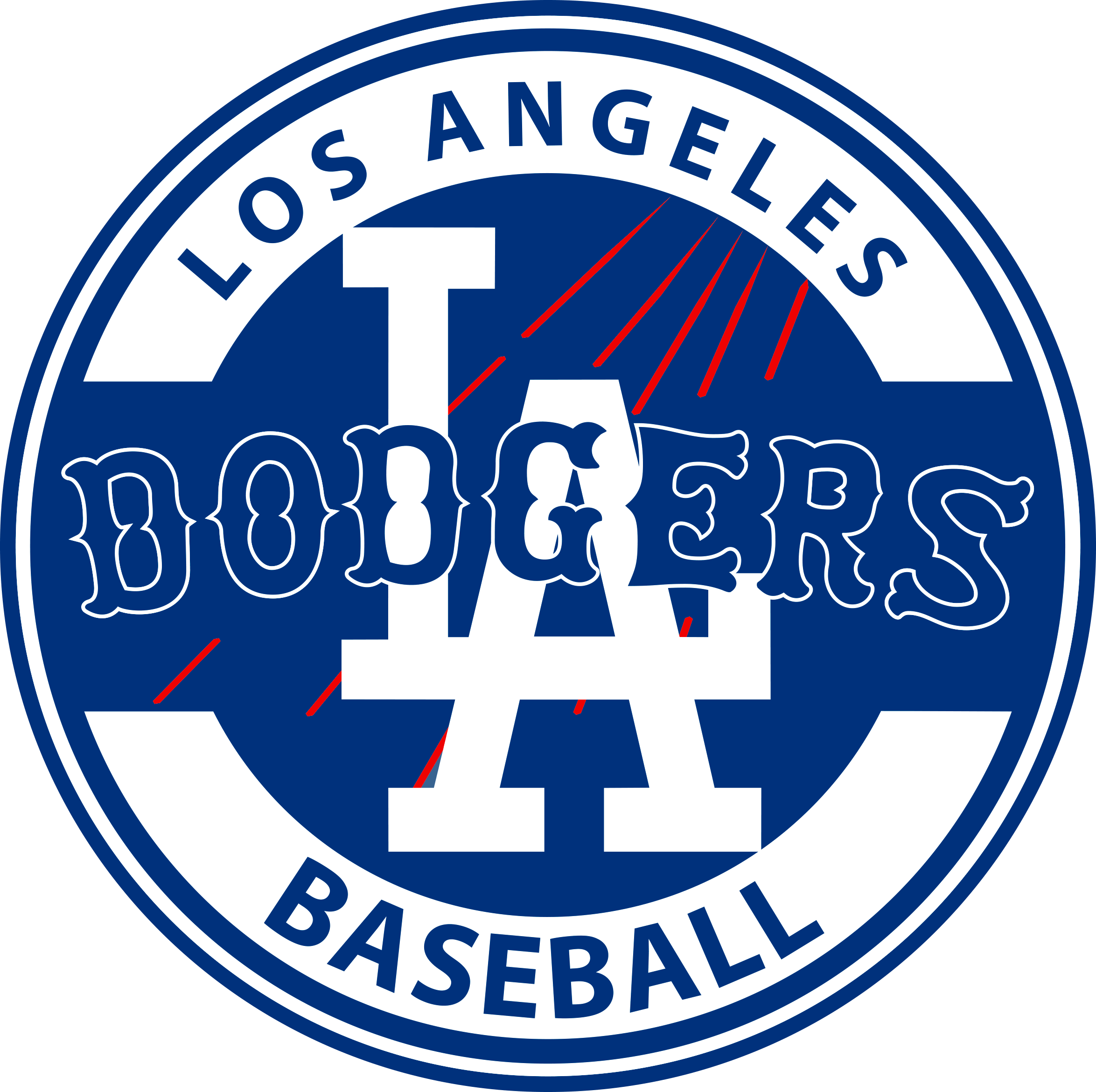 Collage Craft Supplies & Tools Visual Arts Dodgers Mascot Svg Dodgers