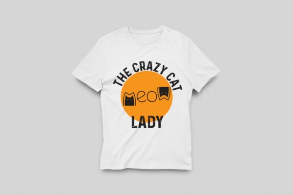 pp4 Vectorency Crazy cat lady t-shirt svg+eps+png