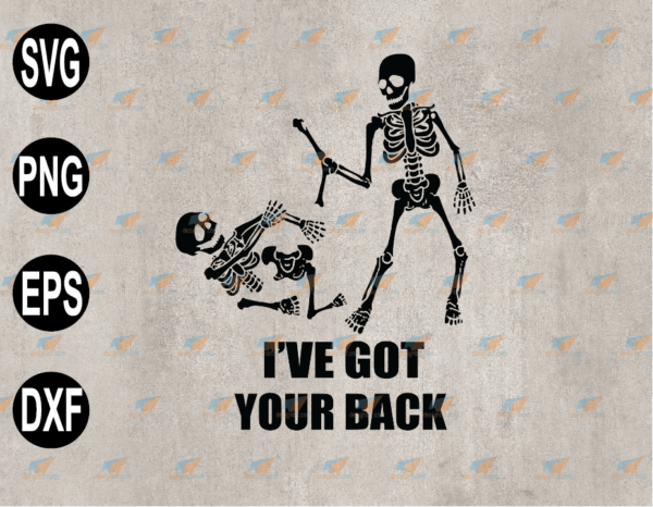 wtm web 03 76 Vectorency Spooky Funny, I've Got Your Back SVG, I've Got Your Back SVG, EPS, PNG, DXF, Digital Download
