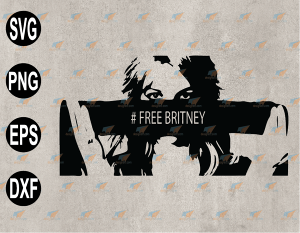 wtm web 03 85 Vectorency Free Britney SVG, Instant Download Digital Cut File SVG, EPS, PNG, DXF, Digital Download