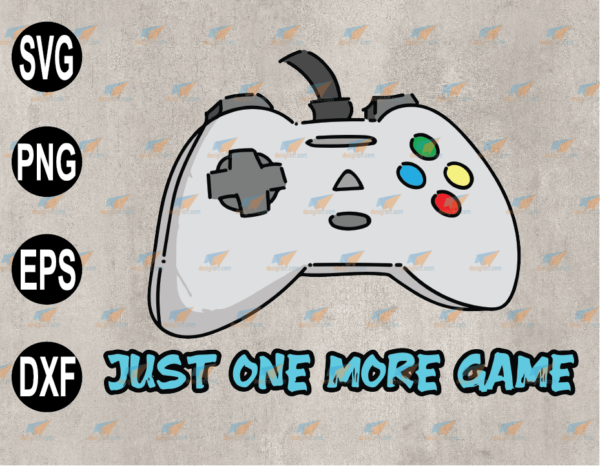 wtm web 03 86 Vectorency Just One More Game, Gift for Games Lovers PNG, Video Games PNG, Funny Gaming PNG, Console Game PNG, INSTANT DIGITAL DOWNLOAD