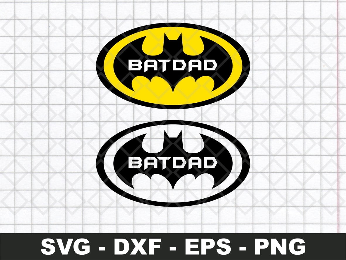 Bat Dad Logo SVG - Batman Super Hero | Vectorency