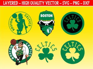 Boston Celtics Cricut SVG Cut Files PNG Design Shirt