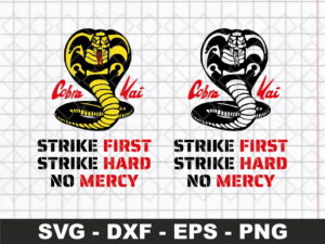 Cobra Kai Logo No Mercy SVG