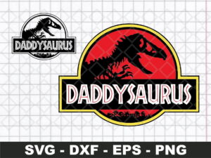 DaddySaurus Jurassic Park SVG