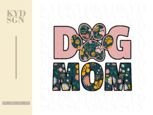 Dog Mom PNG Sublimation Design Instant Download for Mug or Shirt