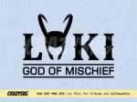 God of Mischief Loki SVG Vector Instant Download