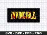 Invincible Bloody Logo SVG