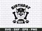 Paw Patrol Birthday Boy SVG