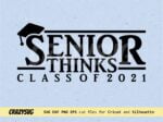 Senior Things 2021 inspiration stranger things svg PNG DXF Vector Instant Download